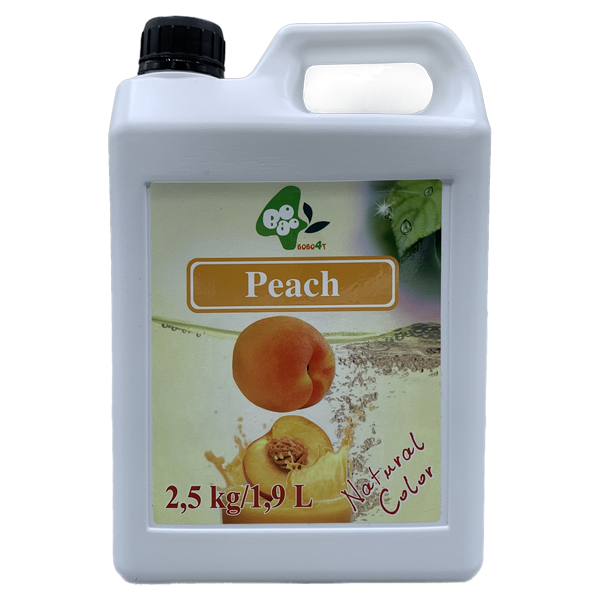 Peach Syrup 2,50kg - Wholesale Supplier of Bubble Tea