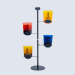 Metal Bubble Tea Cup Holder 4 Glasses