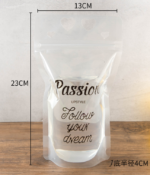 Punga Bubble Tea Standard imprimat 500ml 1 set 100 buc - Image 2